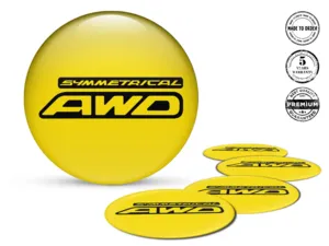 Subaru Wheel Emblem Edition Silicone Stickers for Cars